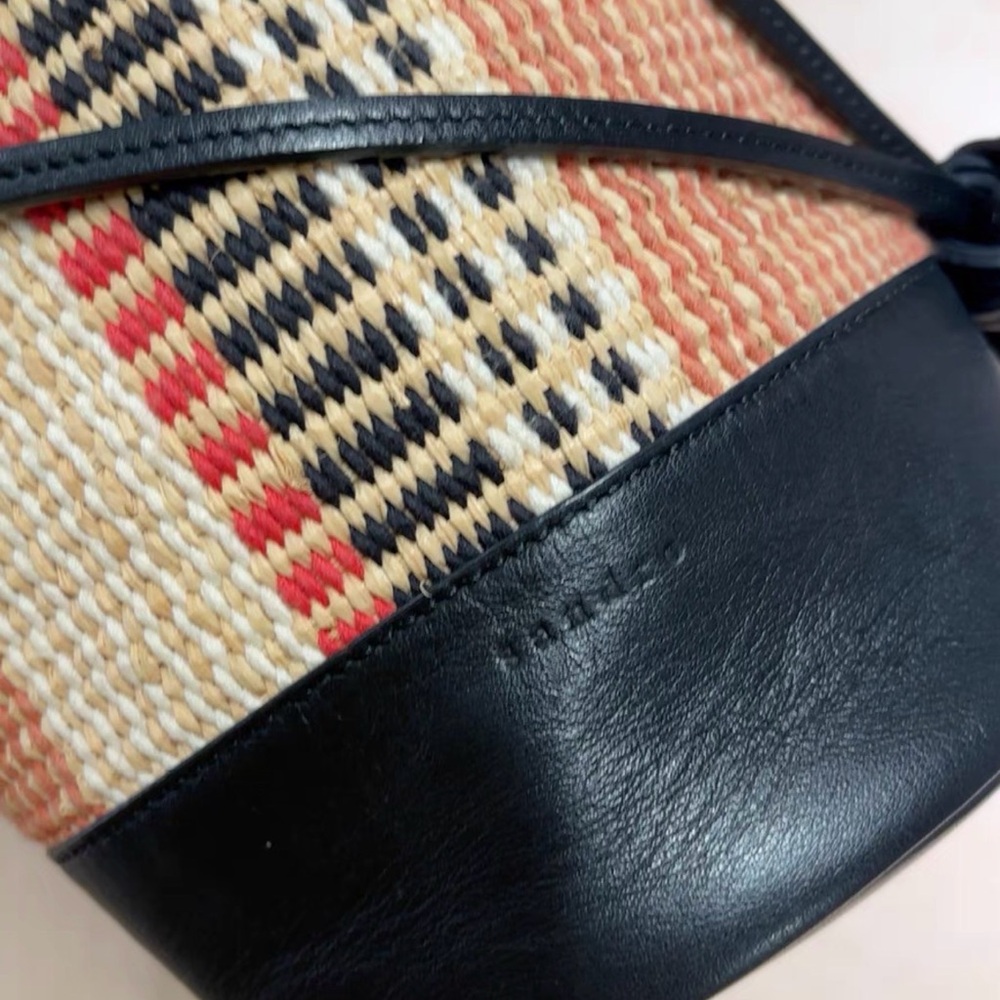 Sandro Raffia Bucket Bag - Picture 5 of 8